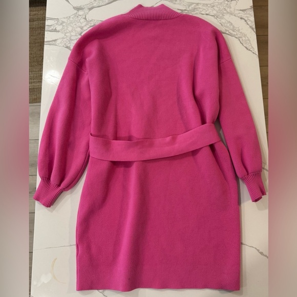 YLLW Yellow the Label Coco Belted Mini Dress Barbie Preppy Colorful Vibrant Mod - Picture 7 of 8